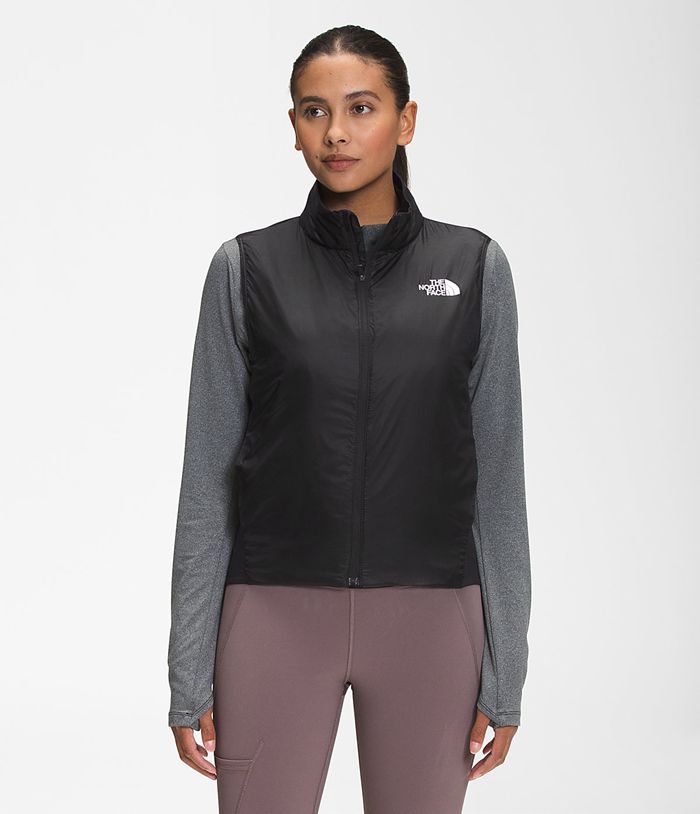 The North Face Womens Vests Winter Warm 924QNRLYA - Black